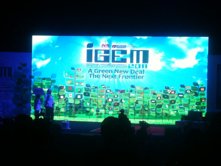 opening ceremony of igem 2011 @ KLCC